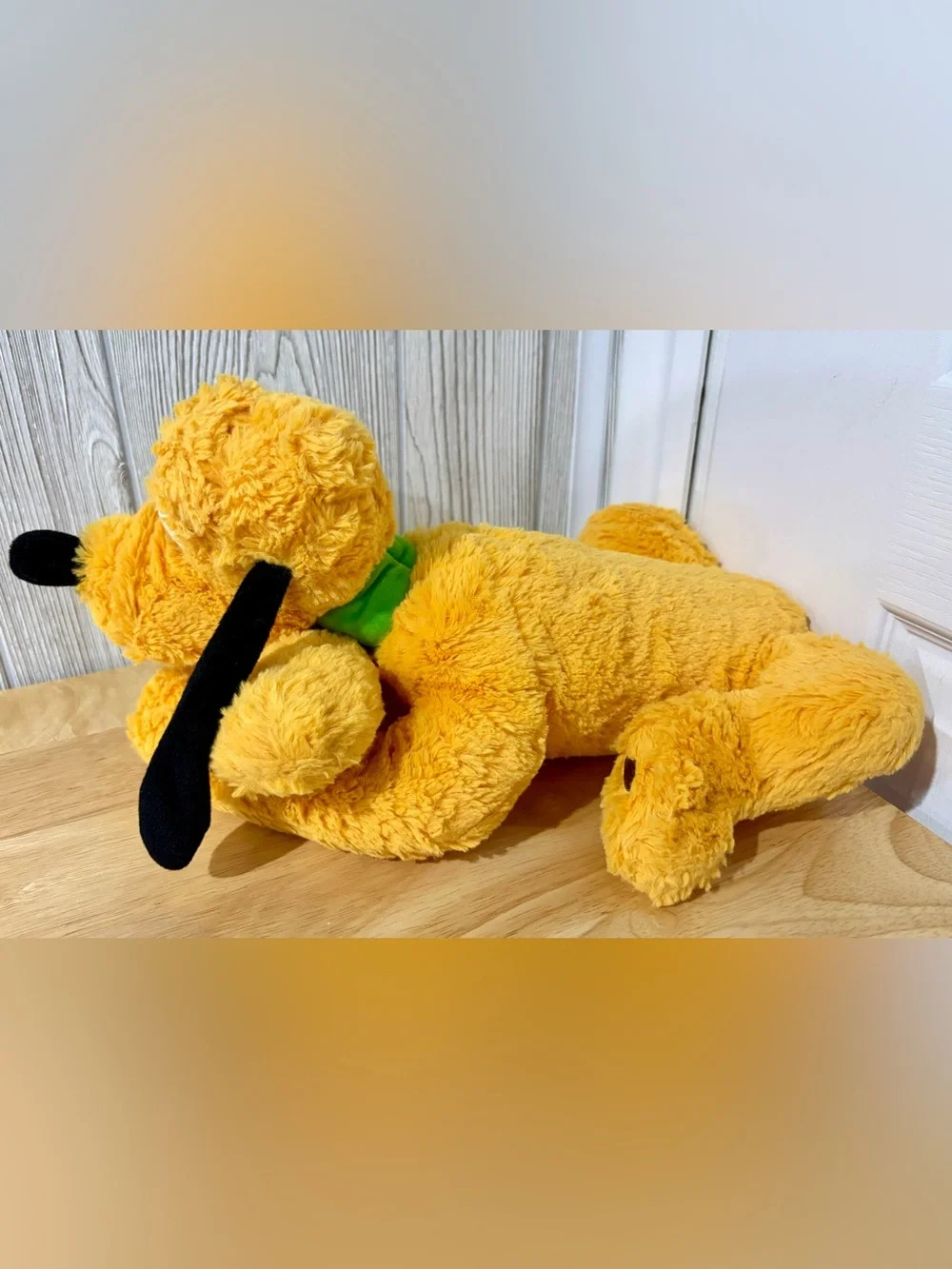 Disney Parks Pluto Plush Stuffed Animal Dog 15” Large Soft Cuddle Toy